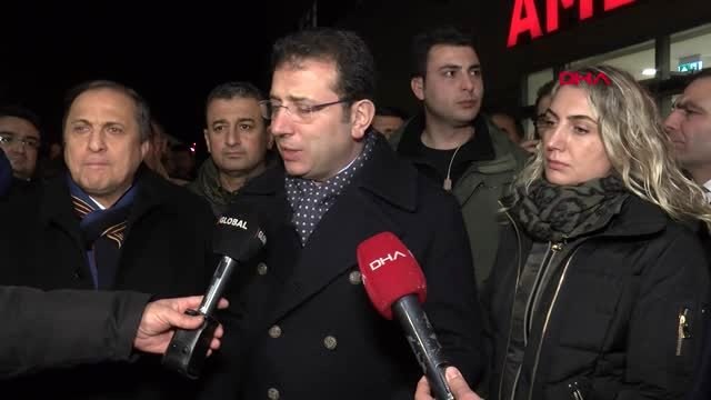 İbb başkanı ekrem imamoğlu elazığ'da yaralı vatandaşları ziyaret etti