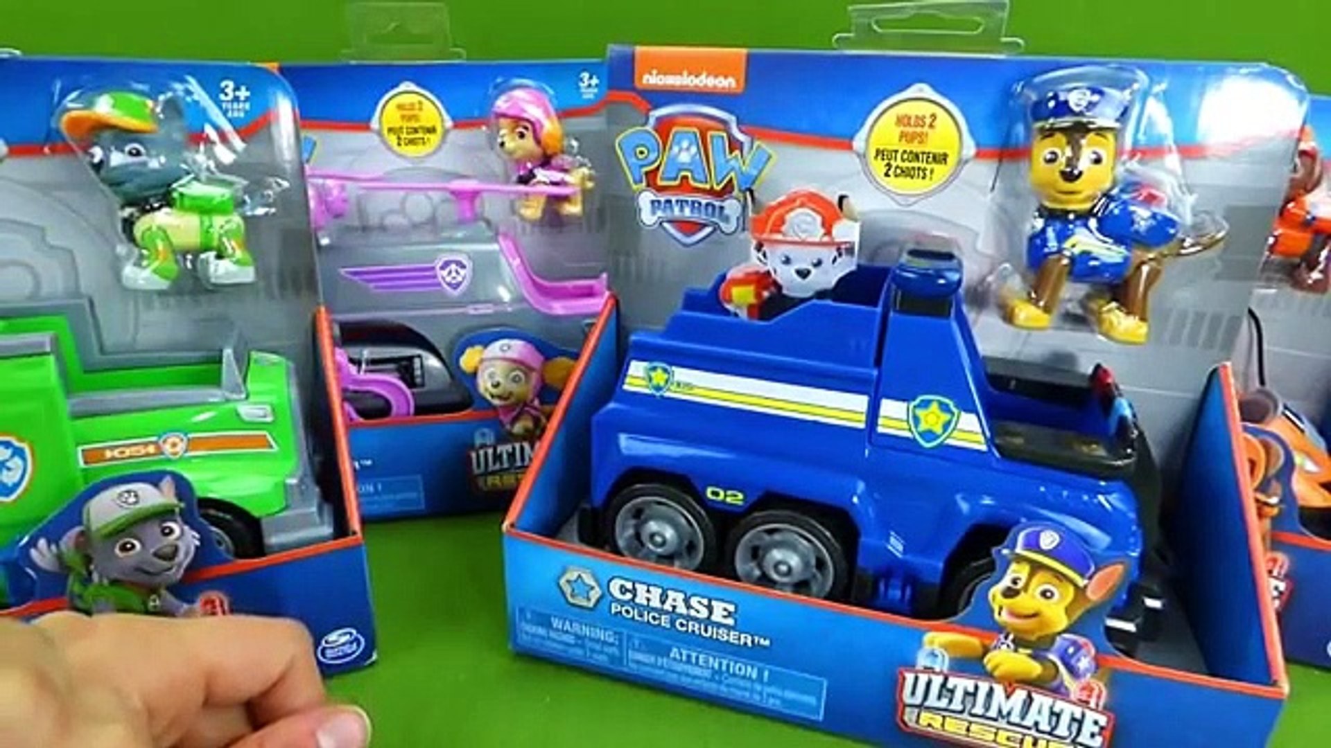 etage Summen Tomhed NEW Paw Patrol Ultimate Rescue Vehicle Toys Story for Kids Captain Turbot  Fireman Chase and Skye Toys - Vidéo Dailymotion