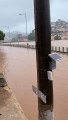Rio Itapemirim sobe de nível e transborda