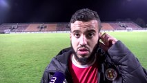 Samir Belloumou après le match nul entre le FC Martigues et Fréjus