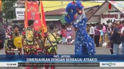 Kirab Budaya Meriahkan Tahun Baru Imlek di Pati