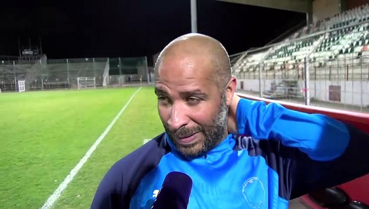 Eric Chelle après le match nul entre le FC Martigues et Fréjus