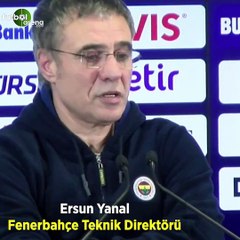 Ersun Yanal: "İlk yarıda Başakşehir bizden sonra hiç yenilmemişti ve yine biz yendik"
