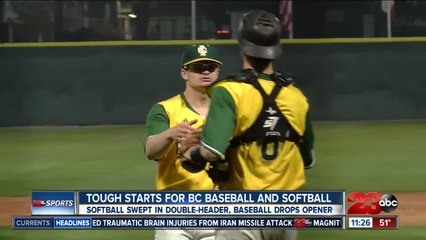 Rough start to season for BC baseball and softball