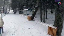 Snowfall in Nathia Gali Pakistan