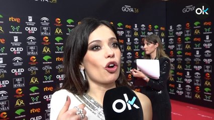 Anna Castillo atiende a OKDIARIO momentos antes de la gala
