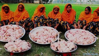 100 kg chicken curry with tomato for the villagers cooking by woman || Mr. & Mrs. Express