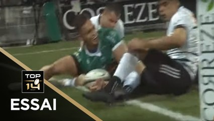 TOP 14 - Essai Jale VATUBUA (SP) - Brive - Pau - J14 - Saison 2019/2020