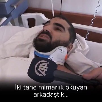 Enkaz altından kurtarılan genç yaşadıklarını anlattı