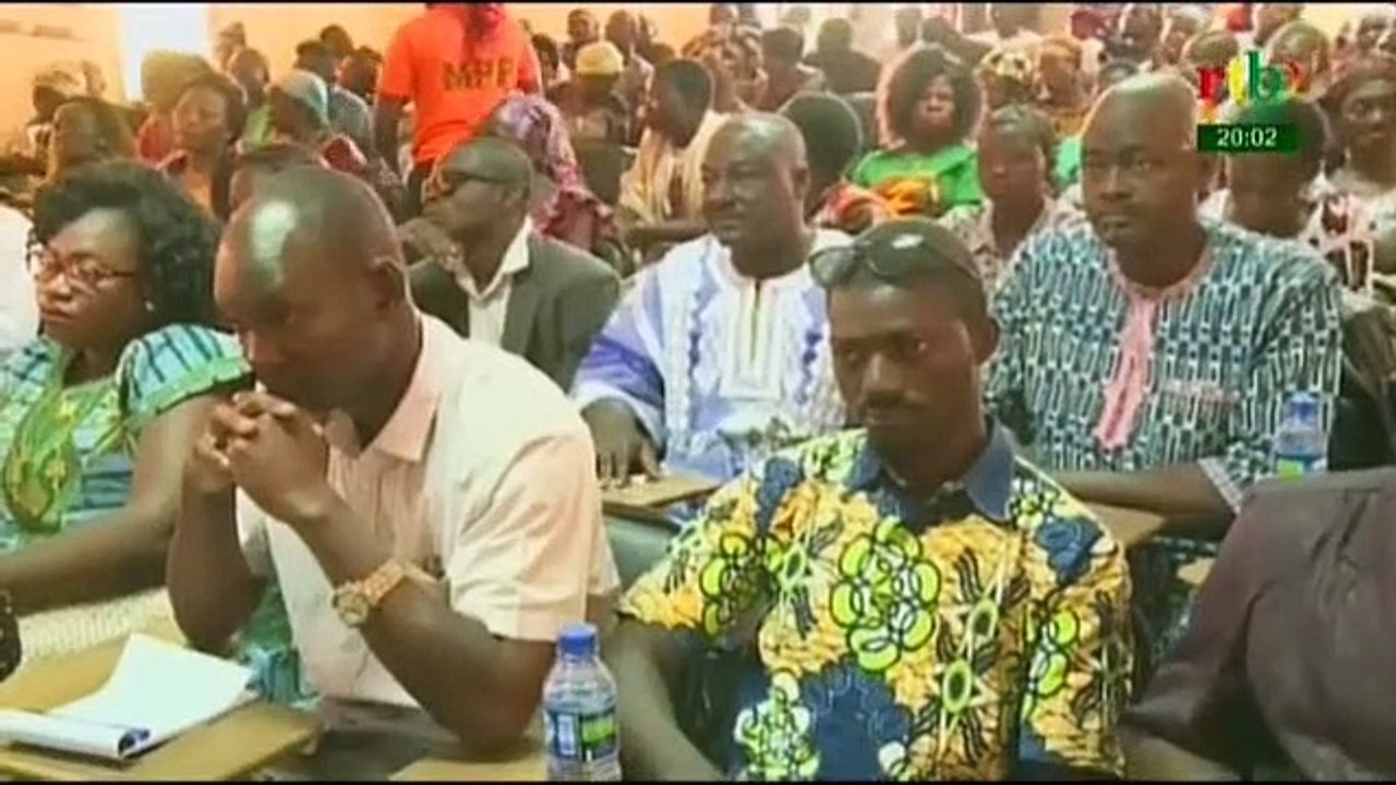 RTB /Conférence du parti politique MPP dans la province du PONI