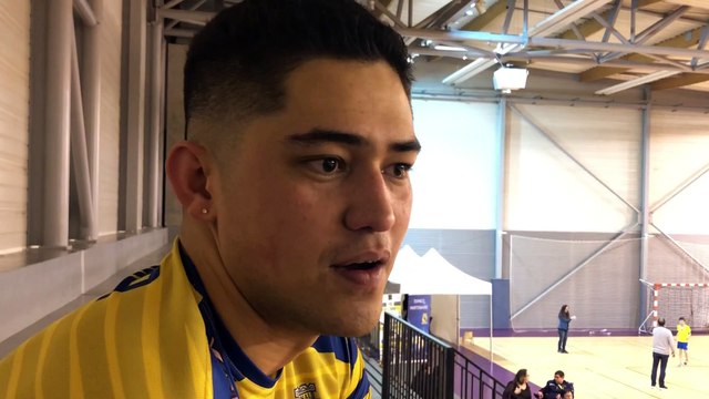 Volley-ball - La réaction de Tema Kainuku après la victoire d'Epinal sur Amiens (3-1)