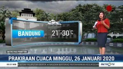 Prakiraan Cuaca, Minggu 24 Januari 2020