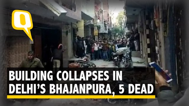 Five Dead After Building Collapses in Delhi’s Bhajanpura
