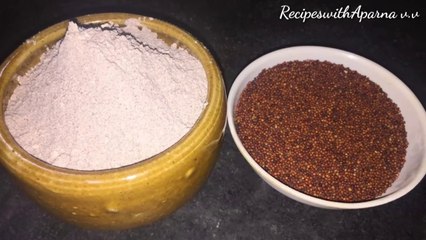 RAGI MALT POWDER | HOW TO MAKE RAGI PINDI | RAGI FLOUR | MILLET FLOUR