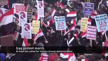 Huge rally as Iraqis demand US troops pull out - BBC News