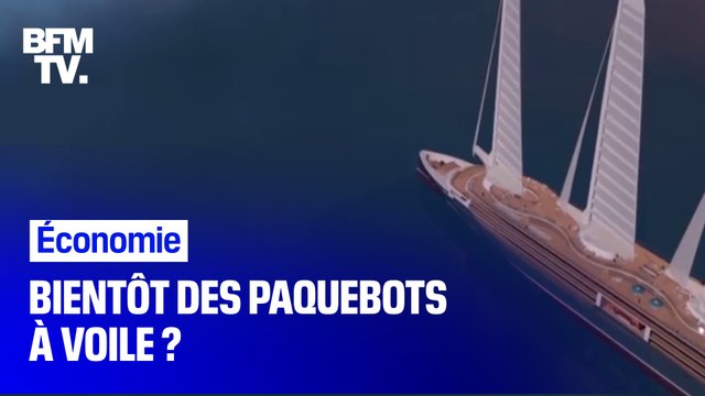 Pour réduire son empreinte carbone, le transport maritime mise sur les cargos à voile