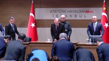 İstanbul-cumhurbaşkanı erdoğan atatürk havalimanı'nda konuşuyor