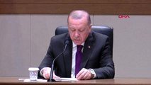 İstanbul-cumhurbaşkanı erdoğan atatürk havalimanı'nda konuşuyor