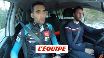 En taxi avec Martin Fourcade - Biathlon - CM (H)