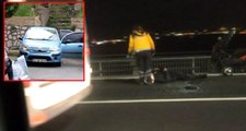 Kız arkadaşını arabada öldürüp köprüden atlayan adamın cesedi bulundu! Olay yerinden ilk kareler geldi