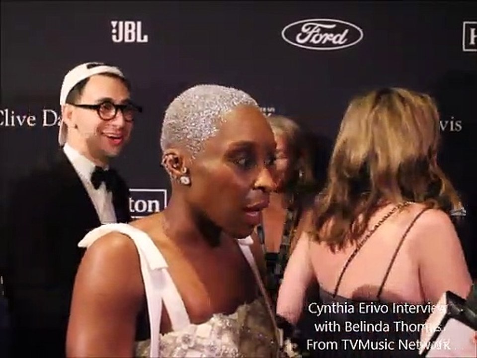 Cynthia Erivo Interview - Recording Academy and Clive Davis  Pre-Grammy Gala 2020