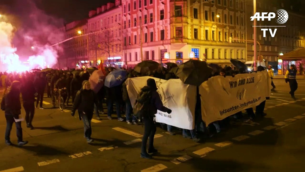 Ausschreitungen bei Indymedia-Demonstration in Leipzig