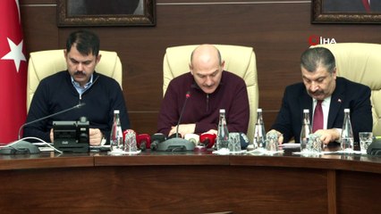 Download Video: İçişleri Bakanı Soylu ve Sağlık Bakanı Fahrettin Koca, Elazığ ve Malatya'daki son duruma ilişkin açıklamalarda bulundu