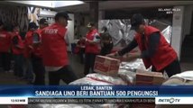 Sandiaga Uno Kirim Bantuan untuk Korban Banjir dan Longsor di Banten