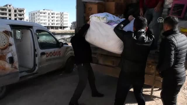 Nusaybin esnafından Elazığ'a yardım