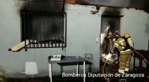 Bomberos sofocan un incendio en Alfajarín