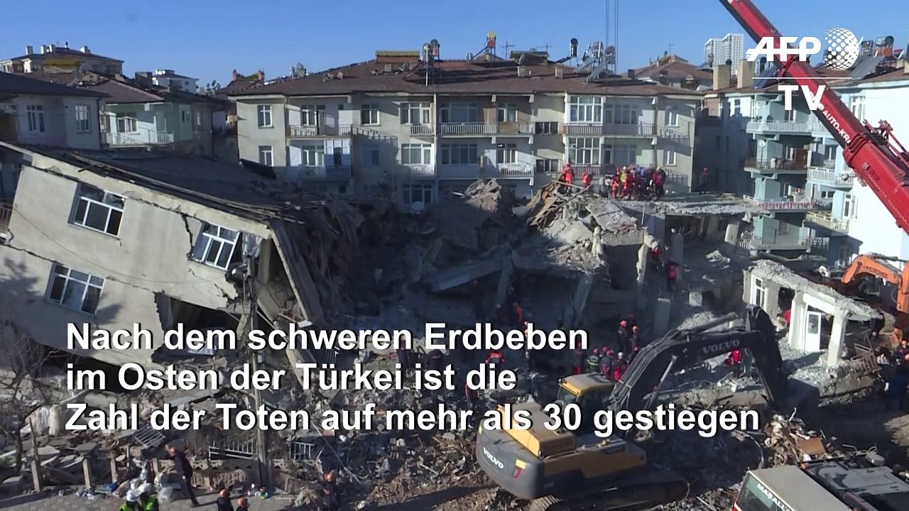 Erdbeben in der Türkei: Zahl der Toten steigt auf mehr als 30