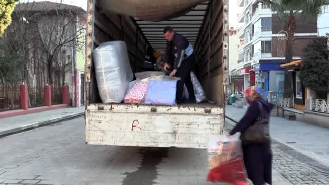Hatay, Adana ve Mersin'den deprem bölgesine yardım malzemesi desteği