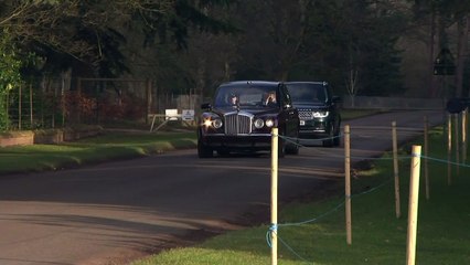 Queen attends Sunday Service at Sandringham after Illness