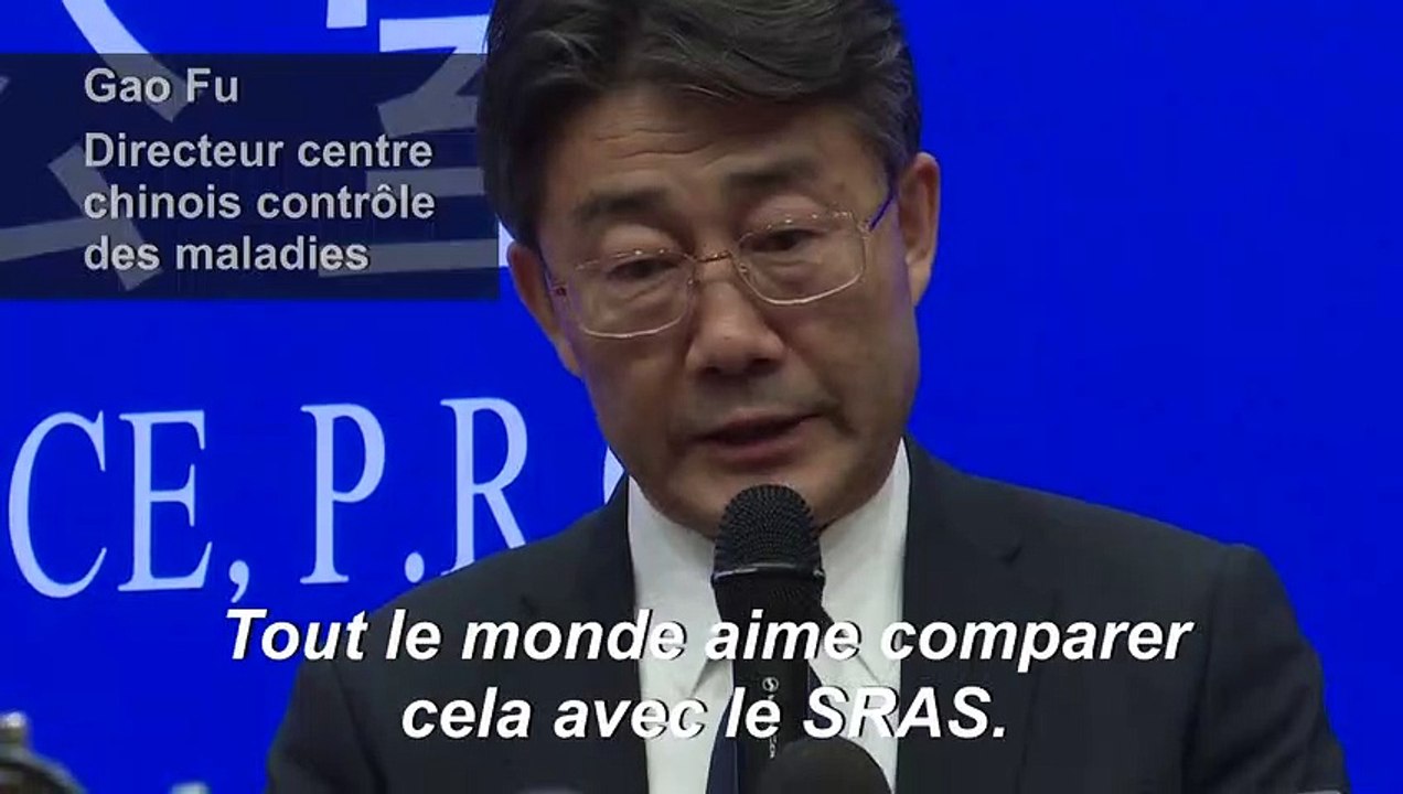 Le nouveau virus "pas aussi puissant que le SRAS", selon responsable chinois