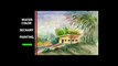 Watercolor secnary || village scenery || step by step water color painting ||