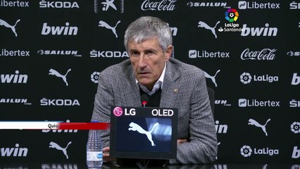 Setien'den oyuncularına eleştiri