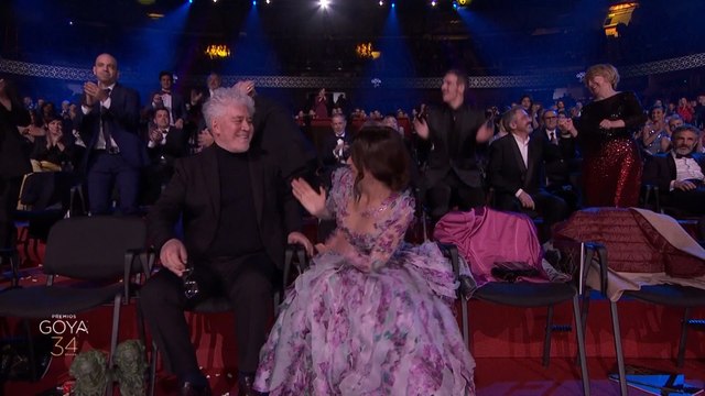 Pedro Almodóvar recibe el Goya a Mejor Dirección