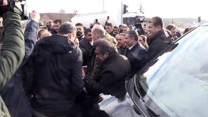 Soylu ve Koca, Gezin'deki enkazda incelemede bulundu