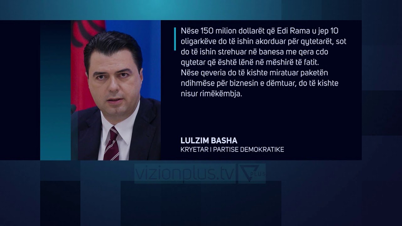 Tërmeti i 26 nëntorit, Basha akuza Ramës: Asnjë i arrestuar - News, Lajme - Vizion Plus
