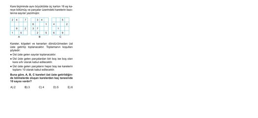 Sıradışı Analiz Yayınları TYT 4. Deneme Sınavı - Matematik 12. Soru