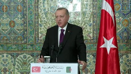 Cumhurbaşkanı Erdoğan: "15 yaşından küçük ve 65 yaşından büyük umuma mahsus pasaport hamili Cezayir...