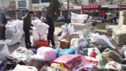 Turgutlu’da depremzedeler için 24 saatte iki tır dolusu yardım toplandı