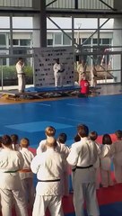 Ouverture de l'entrainement avec Emilie ANDEOL et Marc ALEXANDRE