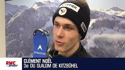 Slalom (Kitzbühel) : "On ne peut pas être déçu quand on monte sur le podium" souligne Noël