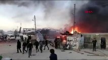 Suriye azez'de bomba yüklü kamyonetle düzenlenen saldırıda ilk belirlemelere göre 7 kişi öldü