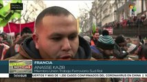 Sindicatos de Francia aseguran que no apoyarán la reforma de pensiones