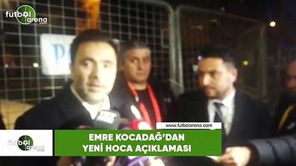 Emre Kocadağ'dan yeni hoca açıklaması