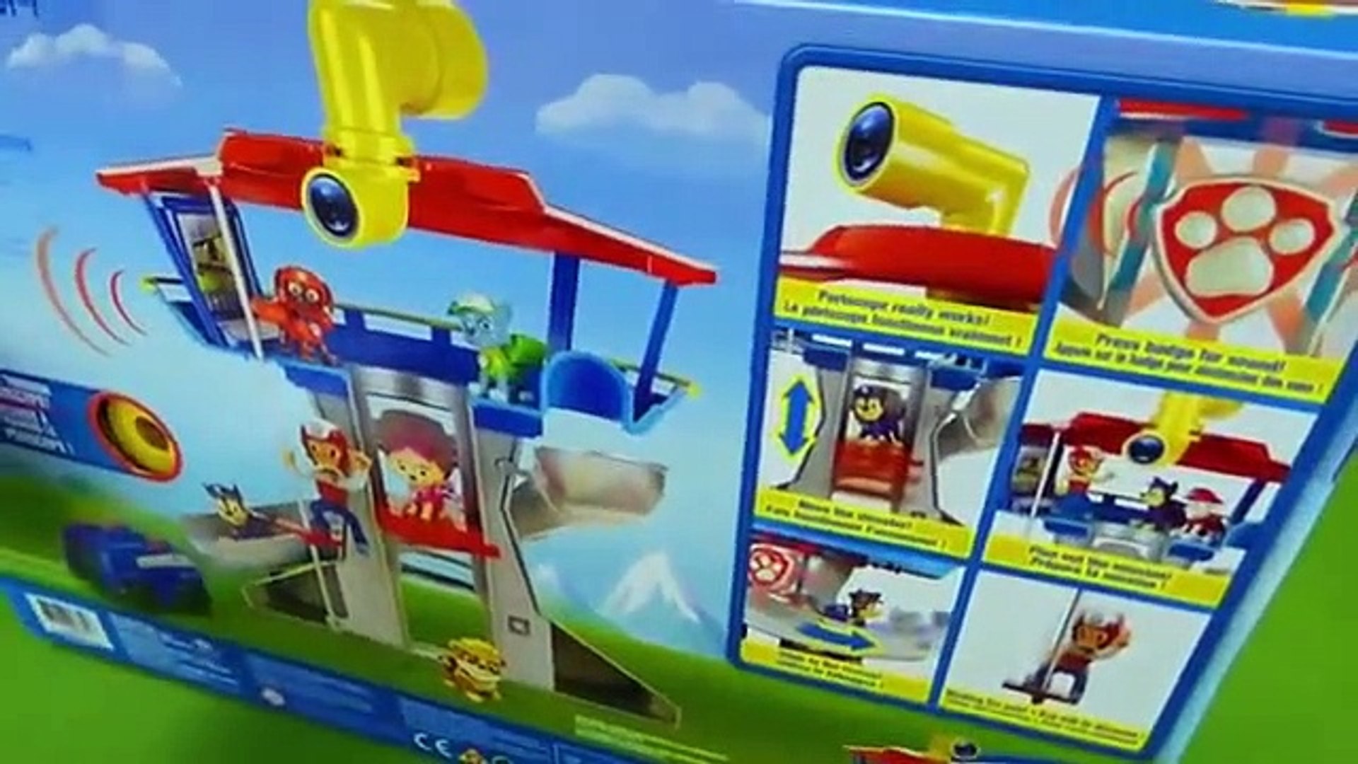 Paw Patrol TOYS Police Pups and Lookout Tower Chase Rubble Ultimate Air  Rescue Toy - video Dailymotion