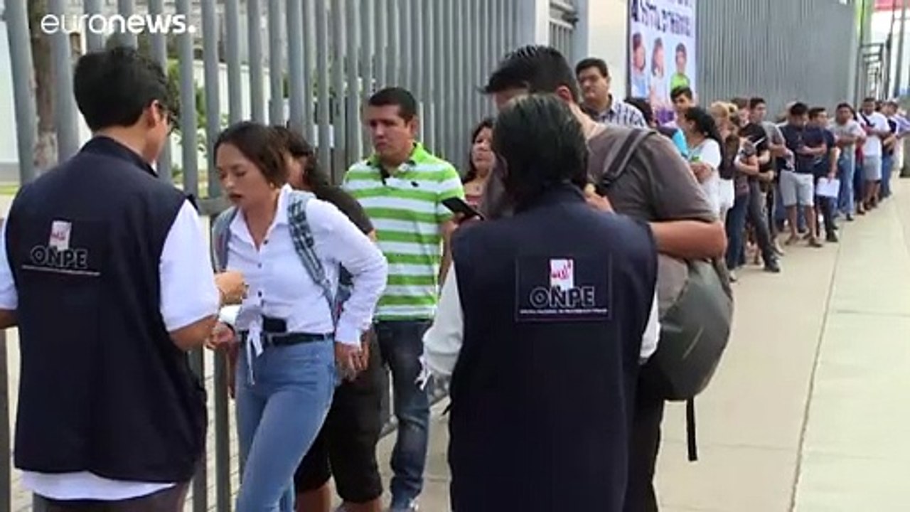 Perú celebra elecciones legislativas para poner fin a la crisis política