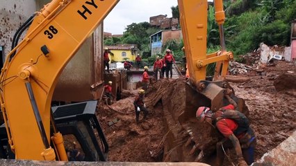 Sube número de muertos por violentas lluvias en sudeste de Brasil